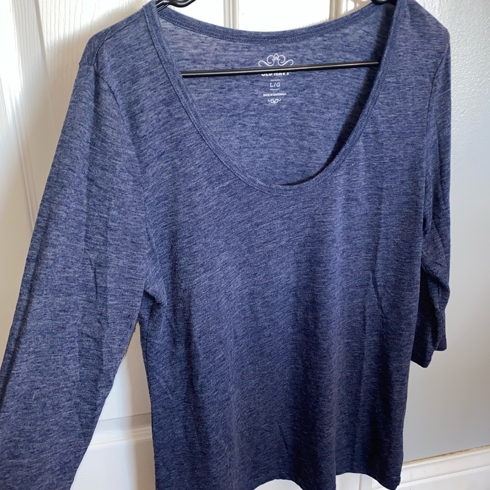 Old Navy Blue Long Sleeve Top